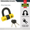 Burg Wachter Sold Secure Gold 14mm Motorcycle U Lock