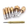MYLCHBDJ Chamfering Cutter, Chamfering, Countersunk Cone, Set of 7, 0.23,