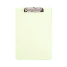 Maul writing board, plastic, A4 clipboard, hanging loop yellow