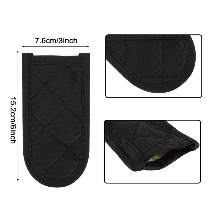 4 Pieces Hot Handle Holders Pan Handle Sleeves Heat Resistant