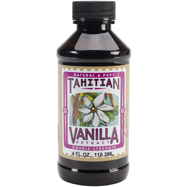 LorAnn Oils Vanilla Extract, 2-Fold Tahitian, 4 Ounce