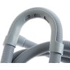 CORNAT T357502 Spir.Waste Hose f.wash.m.Brack.2,5m, Gray, 250 cm Länge