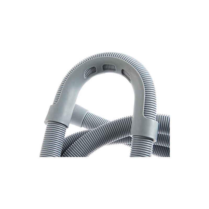 CORNAT T357502 Spir.Waste Hose f.wash.m.Brack.2,5m, Gray, 250 cm Länge