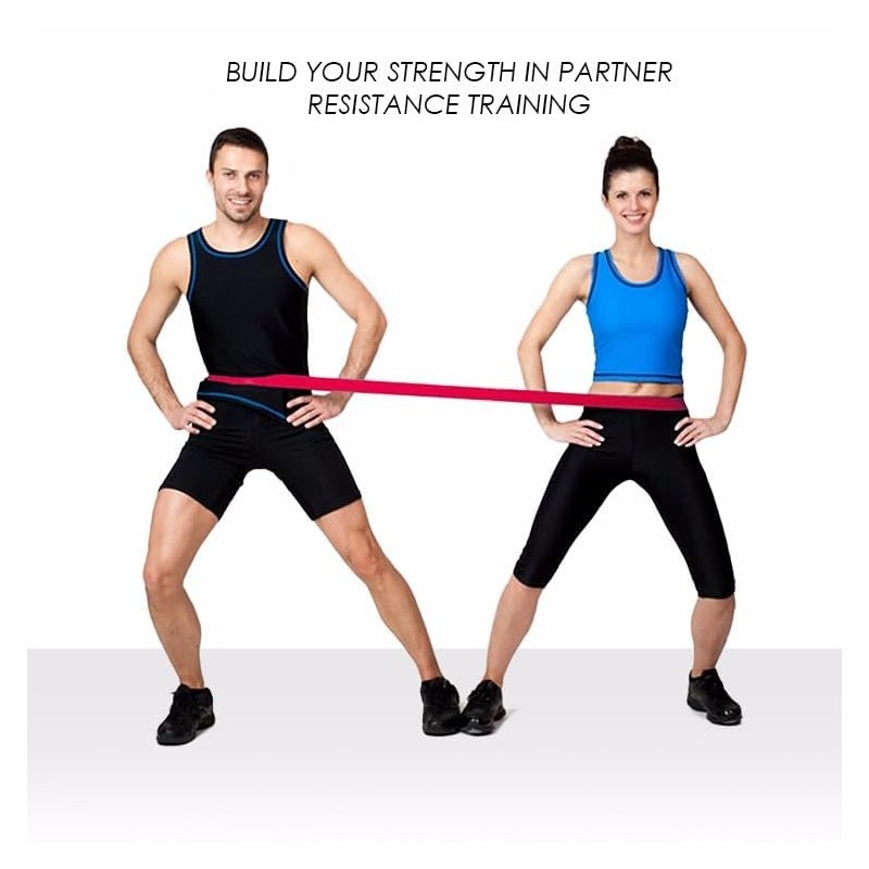 Set Power Heavy Duty Resistance Band Gym Yoga Loop Exercise