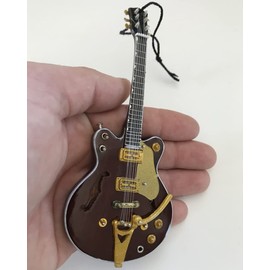 Beatles Collectible Ornament - 6" Mini Guitar Country Gentleman - FAB Four Collectible