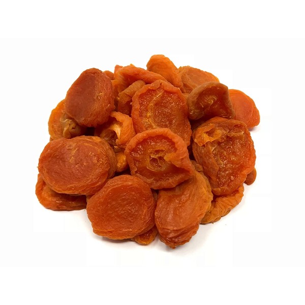 NUTS U.S. - California Sun Dried Fancy Apricots | Juicy and Tangy Flavor | No Sugar or Color Added | Gluten Free and NON-GMO | Apricots In Resealable Bags (2 LBS)