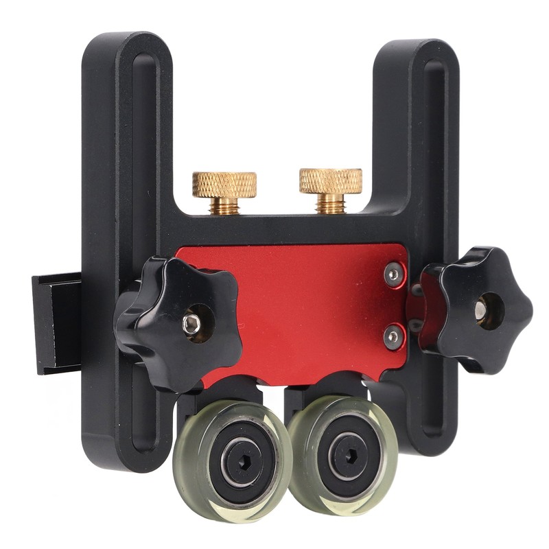 Table Saw Stock Roller Woodworking Double Wheel Sliding Feeding Guide