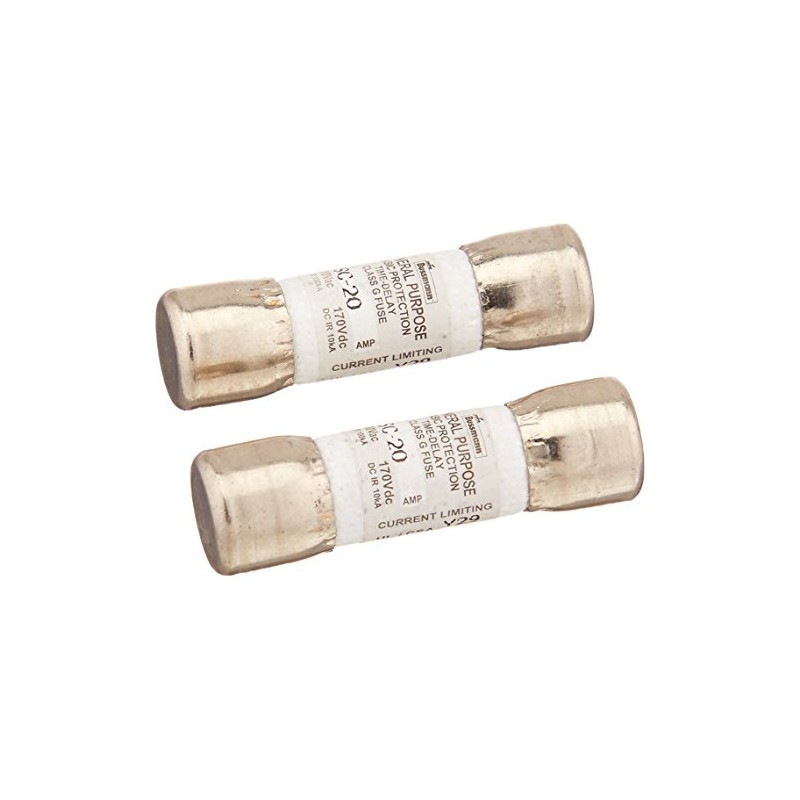 Bussmann BP/SC-20 20 Amp Time-Delay Class G Melamine Tube, 600V