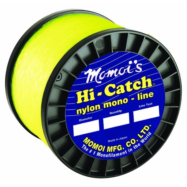 Momoi's Hi-Catch - 1 lb. Spool - 30 lb. - 2020 yd. - Hi-Vis Yellow
