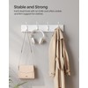 SONGMICS Set of 2 Wall-Mounted Coat Rack, Hook Rack, 8
