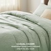 Bedsure Queen Comforter Set - Celadon Green Soft Bedding for