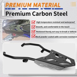 SHINKXMT Rear Luggage Racks Cargo Carrier Bracket Top Case Extended Plate Shelf Tail Storage Cargo Rear Rack fit for Ya&ma&ha Tenere 700 XTZ700 XTZ690 T700 2019-2024