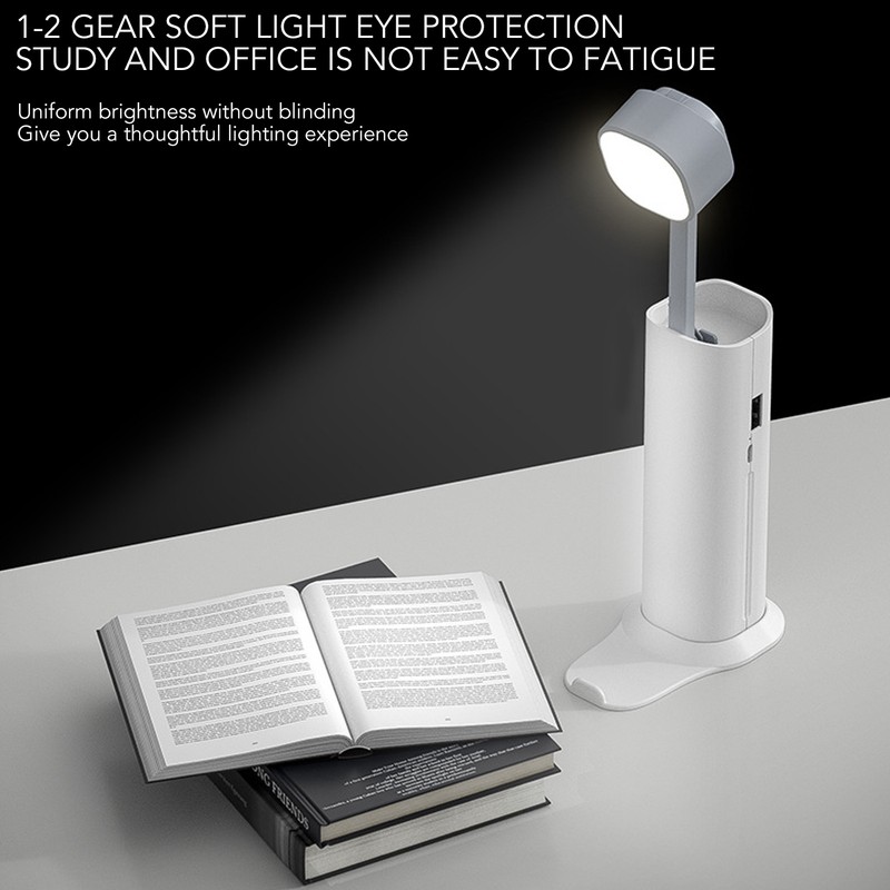 Desk Lamp Portable Eye Protection Mini Flashlight Reading Desk Light
