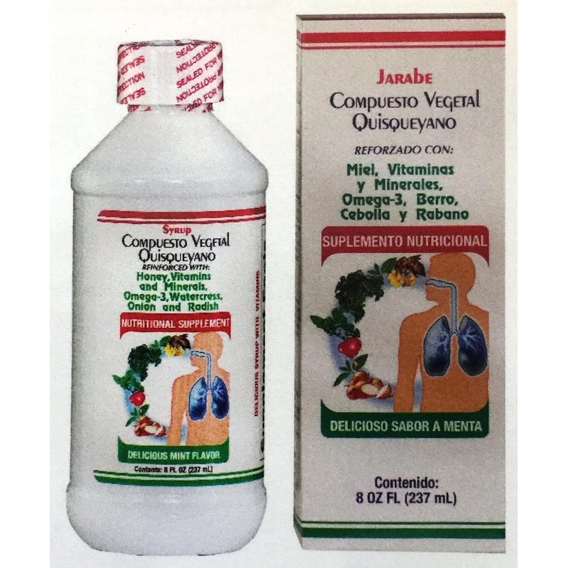 Menper Compuesto Vegetal Quisqueyano Syrup