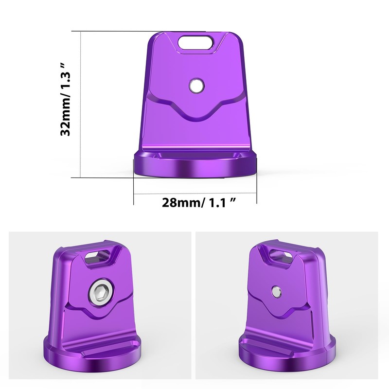 NICECNC Purple Key Cover Cap Key Head Cover Key Case