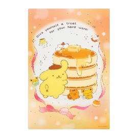 Sanrio 879266 Message Card, Transparent Card, Pom Pom Pudding, CL3-6