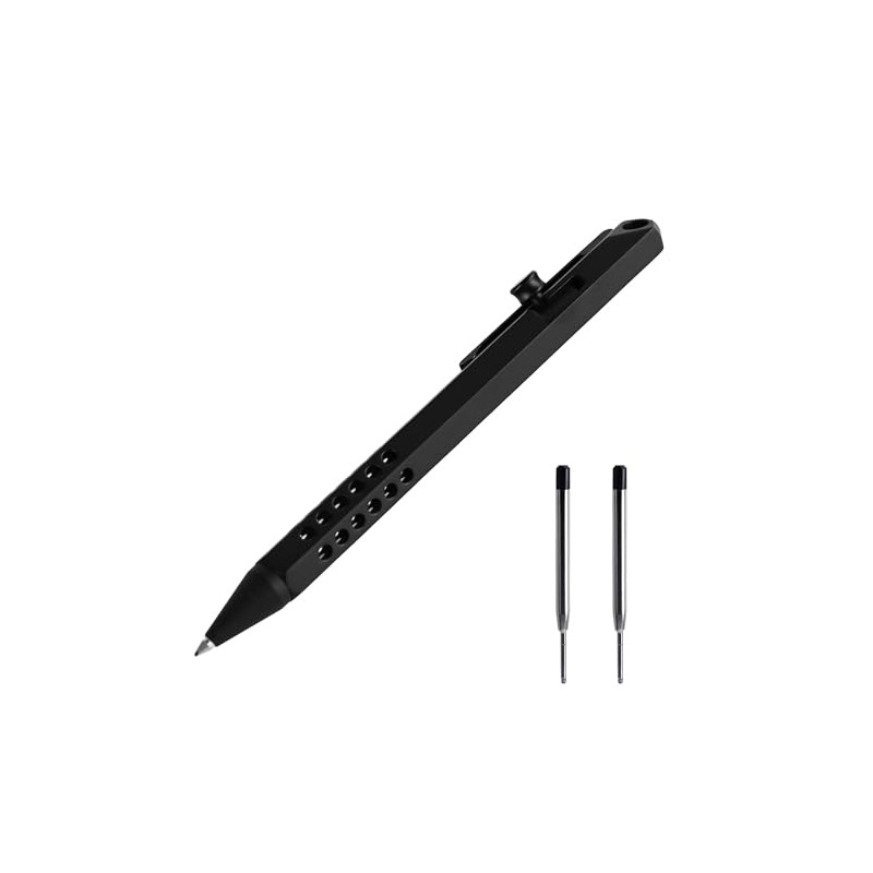 SMOOTHERPRO Titanium 6-Edge Bolt Action Pen for EDC Hexagonal Lightweight