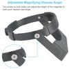 Headband Magnifier, Professional Double Lens Head-Mounted Loupe Jewelry Magnifier, Reading