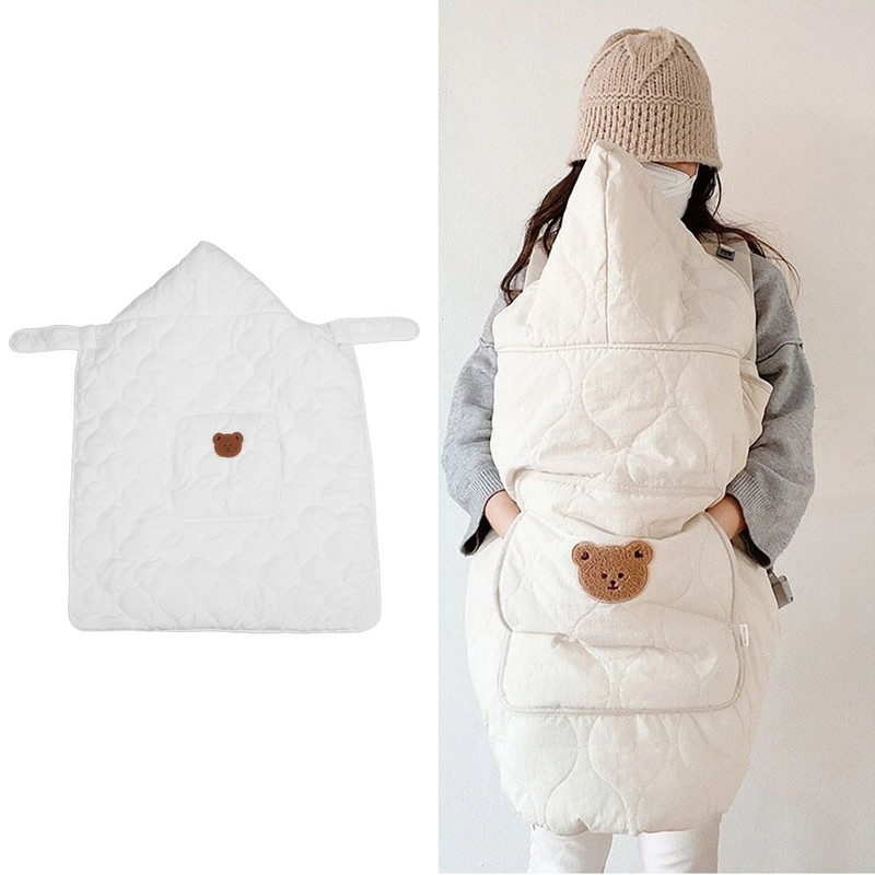 Baby Carrier Winter Cover Windproof Universal Hoodie All Season Carrier