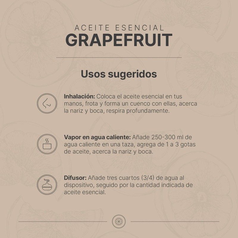 Aceite Esencial con Ingredientes Puros y Naturales de 50 ml.