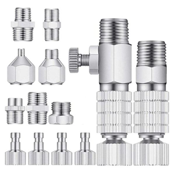 Unbranded 15X Professional Airbrush Adapter Kit For Air Compressor Airbrush