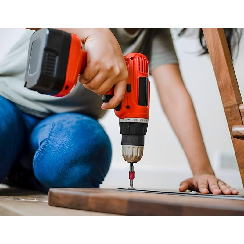 Drill Bit Extension Set 4Pcs, 1/4 Inch Hex Shank Magnetic