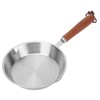 Stainless Steel Fry Pan with Even Heating Bottom for Restaurant