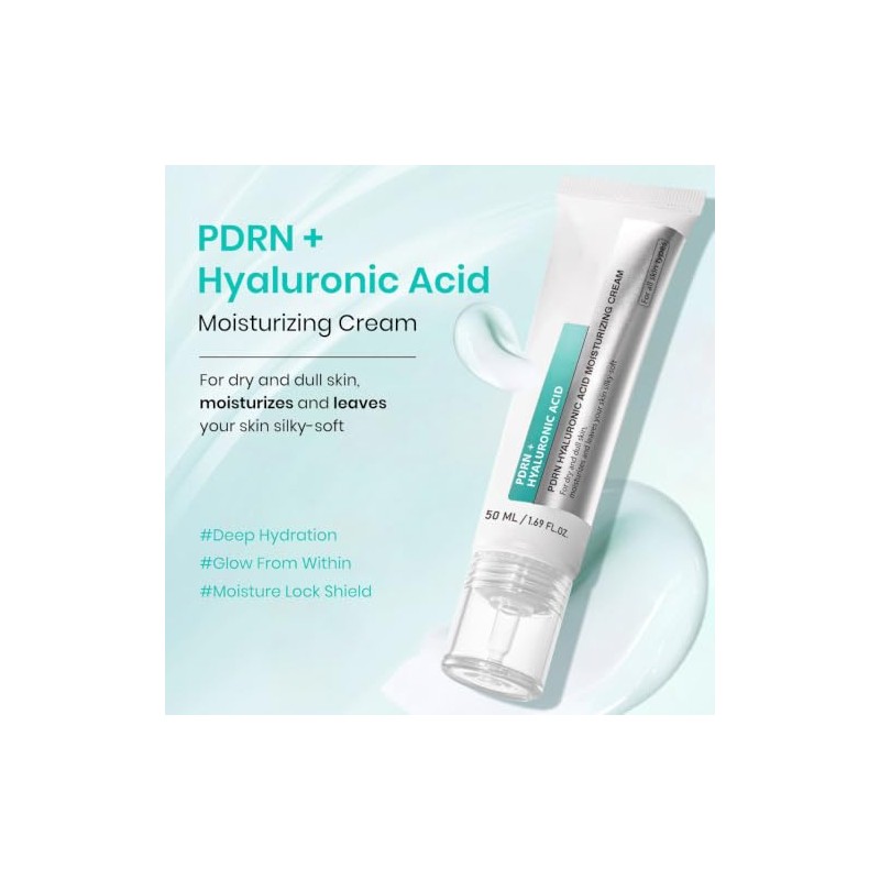 Set Crema Facial Bruma Ácido Hialurónico Pdrn Hidratación Profunda Rejuvenecimiento