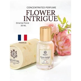 PREparfume From France Flower Intrigue for Women 30ml – Fresh Aquatic Floral Scent From France – Luxury Fragrance with Lotus, Mint – Long Lasting Perfume With Amberwood and Oud Notes