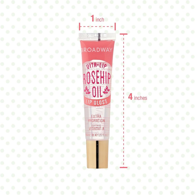 Kiss Broadway - Paquete de 6 brillos de labios transparentes