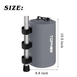 TOPNEW 4 Pack Canopy Water Weight Bag, 132 LBS Water Tent Weights Set of 4 Leg Weights for Pop Up Canopy, Canopies,Tent, Gazebo, Gray
