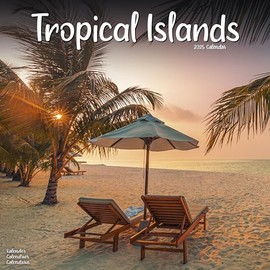 2025 Tropical Wall Calendar, 12X12, Avonside Publishing