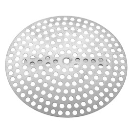Danco 88923 Clip Style Shower Drain Cover, For Use With 3-3/8 in Shower Drains, Aluminum Steel, Chrome Plated
