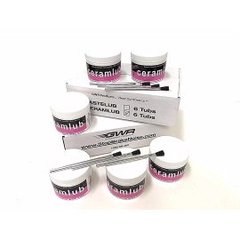 GWR BRAKE Grease Ceramic Extreme Solids Lube Ceramlub OEM 2800°F Real Synthetic 6 pk