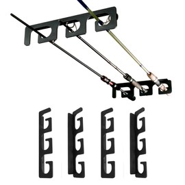 Ceiling Rod Rack Fishing Rod Rack Storage for Ceiling or Wall-Ultra Sturdy Strong Weatherproof Indoor and Outdoor Use, Holds 6 Rods