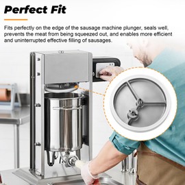 Sausage Stuffer Spare Plunger Gasket fit for Vertical and Horzontal 3-5-7L Liters Sausage Maker，O-ring Seal Rings Gasket Compatible with Hakka Vivo Weston LEM Sausage Stuffer Machine Replacement Parts