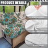 Brosoneto Rv Dinette Cushion Covers, Hummingbird Boho Flower Stretch Rv