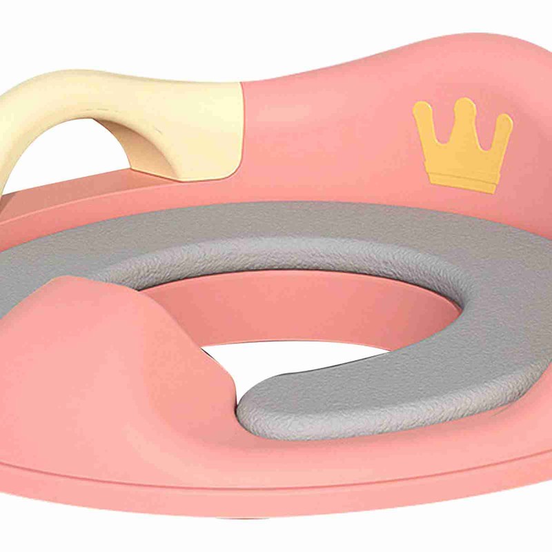 Kids Potty Training Seat Soft PU Cushion Splatter Proof Stable