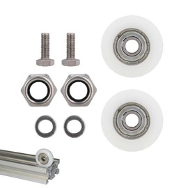 Greenhouse Door Wheel, Greenhouse Door Wheel Replacement Kits 30 mm Greenhouse Sliding Door Roller Kit Garage Door Roller Wheels For Greenhouse