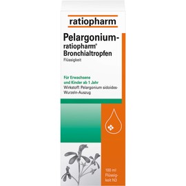 Pelargonium-ratiopharm Bronchialtropfen, 100 ml Lösung
