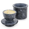 CE Compass Marble Butter Crock with Lid- for Kitchen and