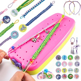 Bracelet Making Kit for Girls, Arts and Crafts for Girls Gifts 8-12 Years Old DIY String Bracelet Maker Arts Christmas Craft Gifts for 6-12 Year Old Girl Birthday Gift Ideas & Kits Toys Ages 8 9 10 11