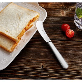 KEAWELL Premium 4-Piece 6.7" Louise Butter Knives, Stainless Steel, Dishwasher Safe