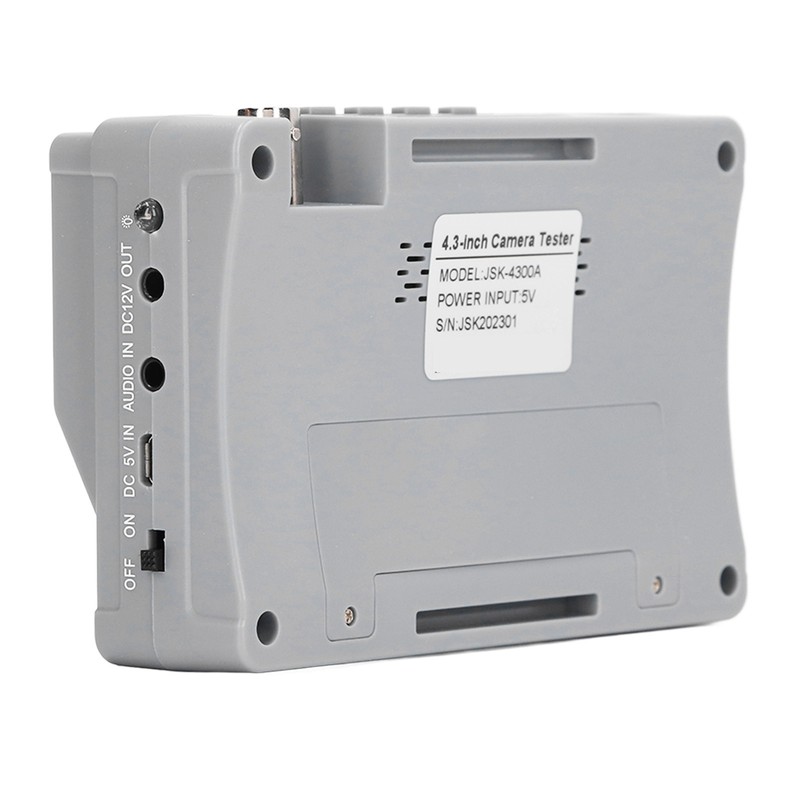 4.3in HD Video Monitor Tester Portable Analog Coaxial AHD Video