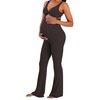 Sunzel Sunzfly Maternity Flare Leggings with Pockets Over The Belly,