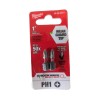 Milwaukee SHOCKWAVE™ 1″ Phillips #3 Impact Insert Bits, 2 Pack (48‑32‑4411)