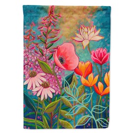 Caroline's Treasures PPD3006GF Mon Jardin II Flowers Garden Flag Mailbox Flag Decorative Yard Flag Banner Outside Patio Artwork Yard Flower Beds, Garden Size, Multicolor