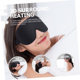 Baluue 3d Heated Eye Mask Soft Comfortable Sleep Mask Steam No Disassembly Washable for Home