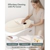 COMOMY Baby Changing Pad with Wipeable & Waterproof PU Cover,