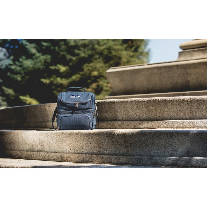 PICNIC TIME Navy Seattle Seahawks Pranzo Lunch Tote